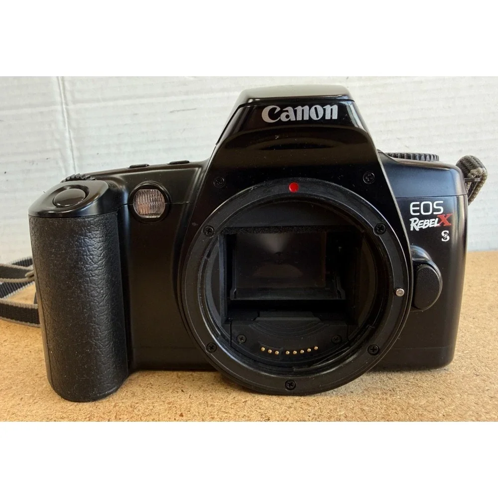 Canon EOS Rebel X 35mm SLR Film Camera EF Body Only w Lens Cap - Tested Working
